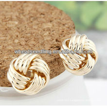 Wholesale Ball Gold Plated Stud Earring Costume Jewelry 11030381